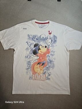 Original Disney Fantasia Mickey Mouse Graphic Tee - White NWT